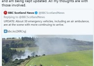 苏格兰首席大臣称列车脱轨事故极其严重 致多人重伤